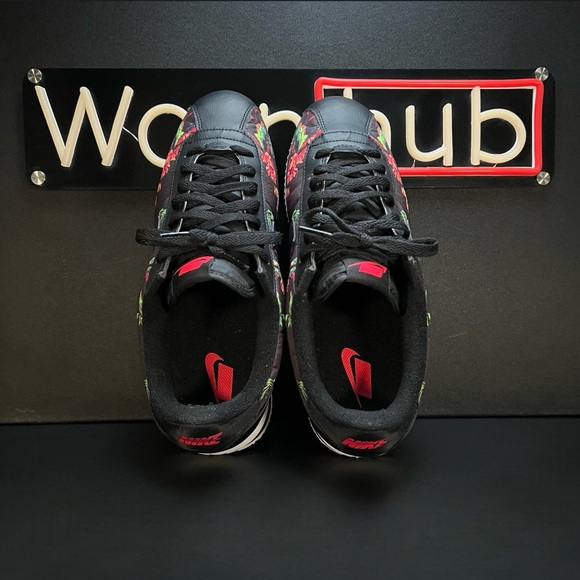 Nike Cortez Basic Floral Shoes • BV6067-001 • Black / Floral • Mens Size 10 - Picture 8 of 10